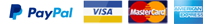 paypal visa mastercard