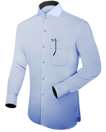 Boss Hemd with Cut Away 2 Button