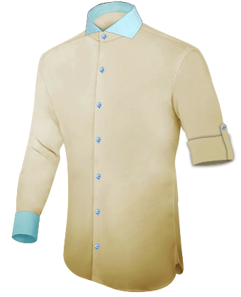 Br�utigamhemden with Cut Away 1 Button