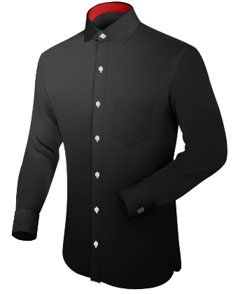 Button Down Oxford Hemden with Modern Collar
