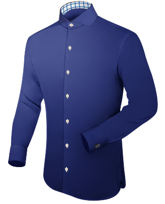 Casualhemden Langer Arm with Cut Away 1 Button