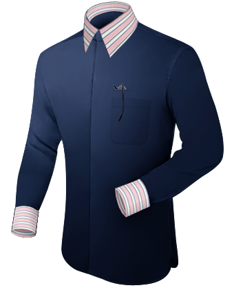Chice Oberhemden with French Collar 2 Button