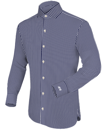 Custom Tailored Shirt Cheap with Italian Collar 1 Button