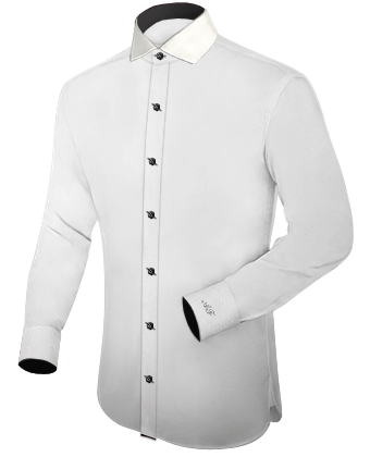 Cut Hemd with Italian Collar 1 Button