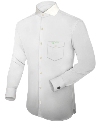 Dart Hemden Gestreift with Cut Away 1 Button
