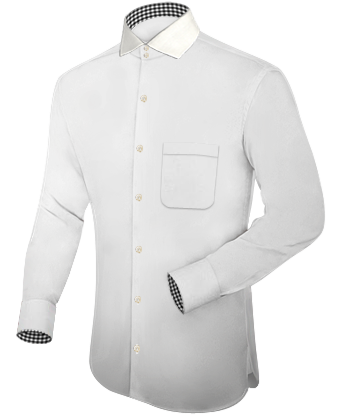 Ecosse Hemden Hersteller with Italian Collar 2 Button