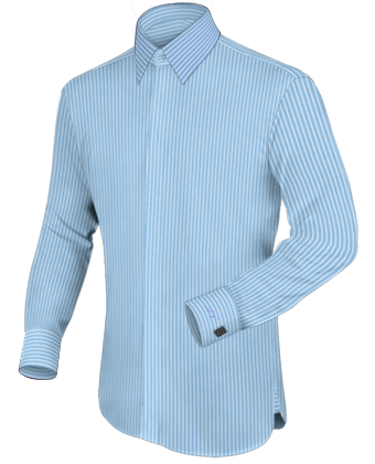 Eigenes Hemdendesign with French Collar 1 Button