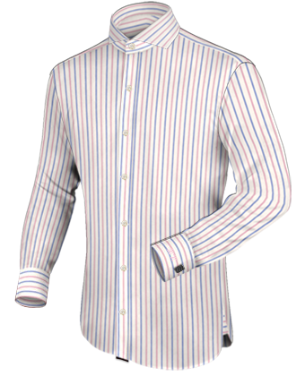 Englische Hemdend with Cut Away 1 Button
