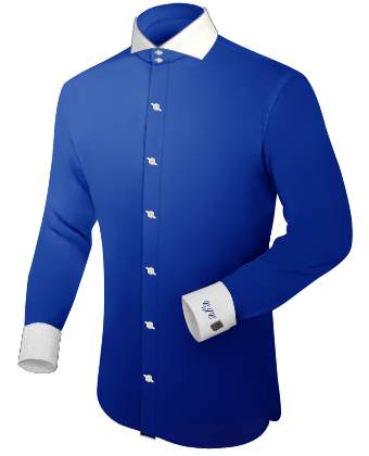Geschneidertes Hemd with Cut Away 2 Button