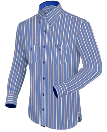 Gro���e Karos Gelb Rot with Button Down