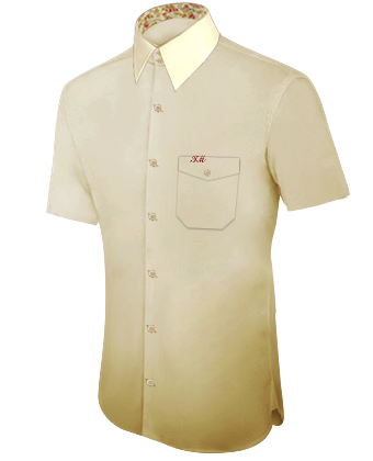 Handgewebte Hemden with French Collar 2 Button