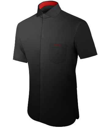 Hemd Beere with Italian Collar 1 Button