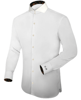 Hemd Cremewei�� with Cut Away 2 Button