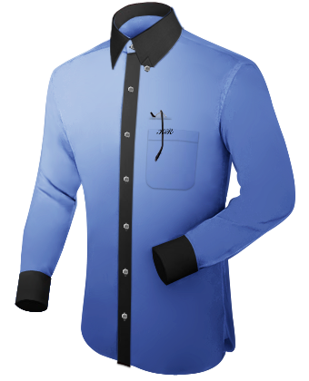 Freizeithemden Gro��e Gr���en with Hidden Button