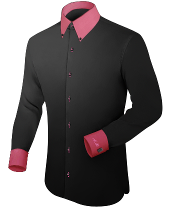 Hemd Lila 152 with Button Down