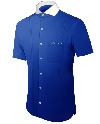 Hemd Ma�� Anfertigung with Cut Away 1 Button