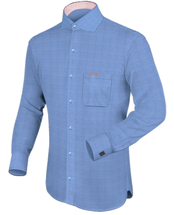 Hemd Apfelgr�n with Italian Collar 1 Button