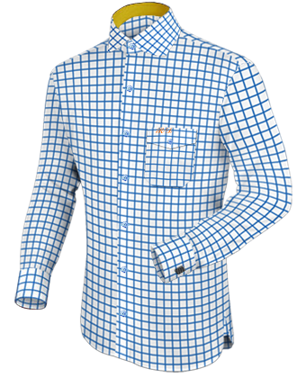 Hemd Apricot with Italian Collar 1 Button