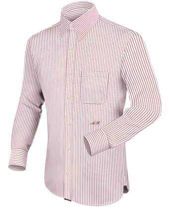 Hemd Offizierskragen with Button Down