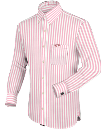 Hemd Monogramm with Button Down