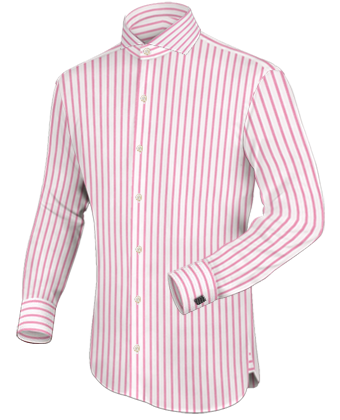 Hemd Beige with Italian Collar 1 Button
