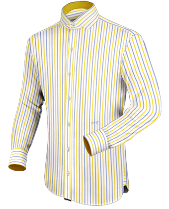 Hemd Orange Selber with Italian Collar 2 Button