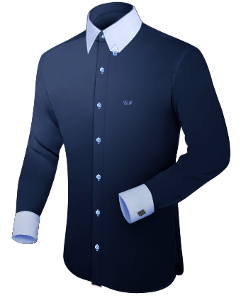 Hemd Rot with Hidden Button