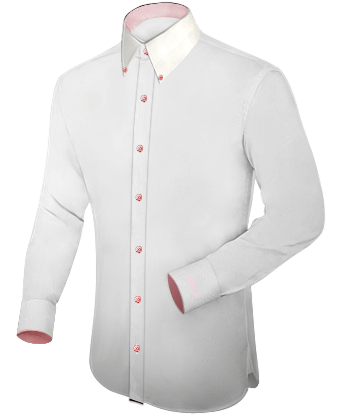 Hemd Rot Gr.40 with Button Down