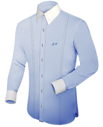 Hemd Selbst Design with French Collar 1 Button