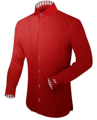 Hemd Mit Stehkragen with Italian Collar 2 Button