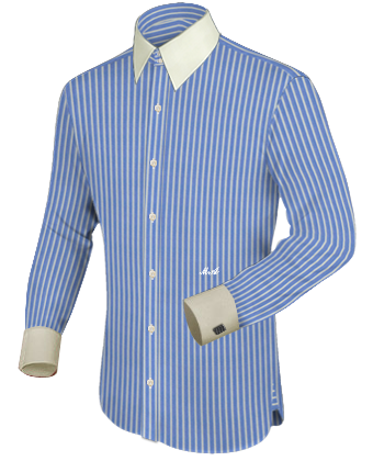 Hemde Slim Lang with French Collar 2 Button