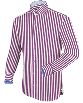 Hemden F�r Manschettenkn�pfe with Italian Collar 2 Button