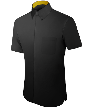 Hemden Geschneidert with Hidden Button