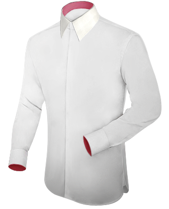 Hemden Gro��e Gr���en with French Collar 1 Button