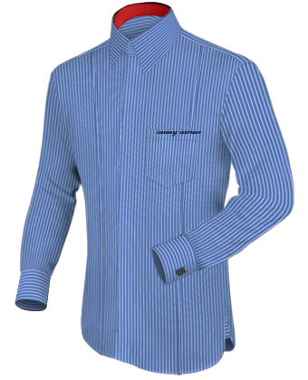 Bekleidung Hemd with French Collar 2 Button