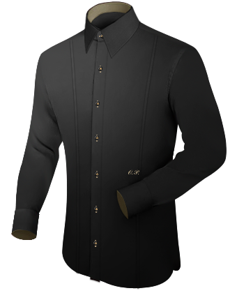 Hemden Initialen with French Collar 1 Button