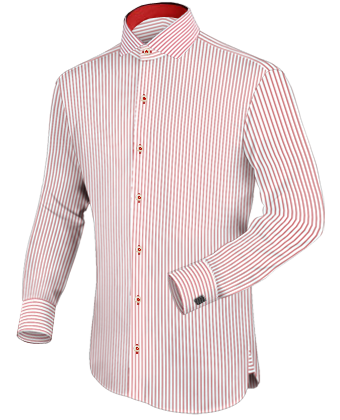 Hemden Nach Ma�� Waldenbuch with Italian Collar 1 Button