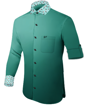 Hemden Online Schneidern with Italian Collar 1 Button