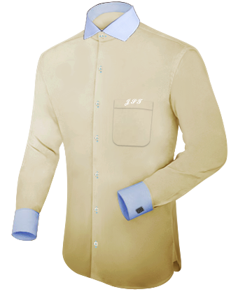 Hemden Selber Designen with Italian Collar 1 Button