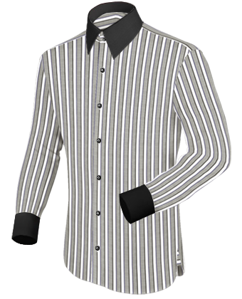 Hemden Schneiderei Berlin with French Collar 2 Button