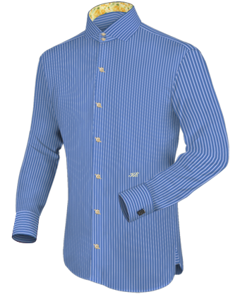 Hemden Tailiert with Italian Collar 2 Button