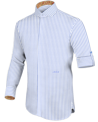 Hemdendiscount with Italian Collar 1 Button
