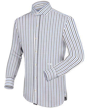 Herren Hemd Internet with Italian Collar 1 Button