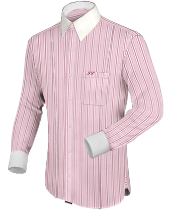 Herren Hemden Culture with French Collar 1 Button