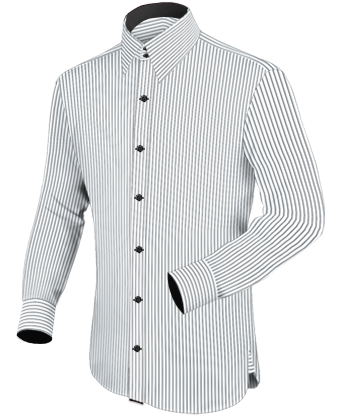 Herrenhemden Selbst with French Collar 2 Button