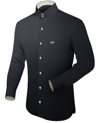 Herrenhemdenversand with Italian Collar 2 Button