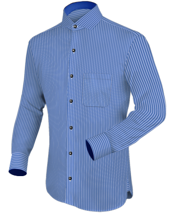 Italienische Mode Hemden with Italian Collar 1 Button