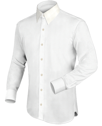 K�nigsblau with French Collar 1 Button