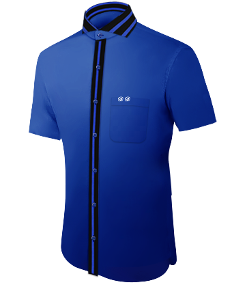 M�nner Hemden with Cut Away 1 Button