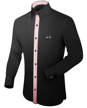 M�nnermode Stehkragenhemd with French Collar 1 Button